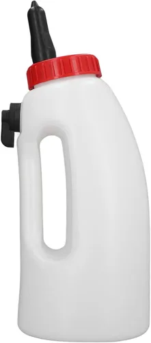 Miniatura 5 de Jiawu Biberón de ternero, biberón de leche de ternero de 4 litros, biberón de lactancia Biberón de leche de ternero Botella alimentadora de leche