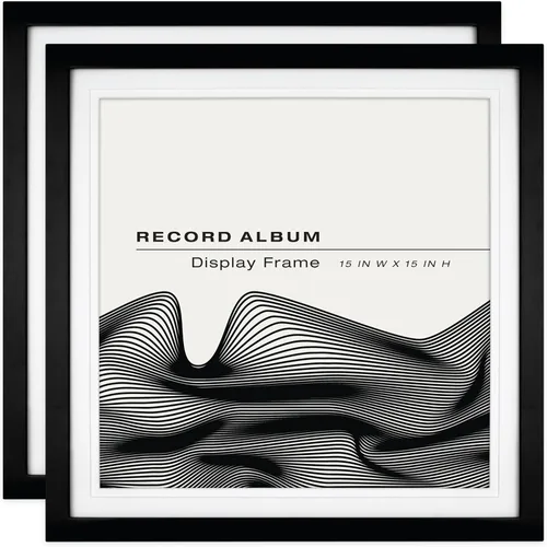 Miniatura 5 de MCS Format - Marco para discos de vinilo, con carga frontal, para discos de vinilo, color negro, 12.5 x 12.5 pulgadas, individual