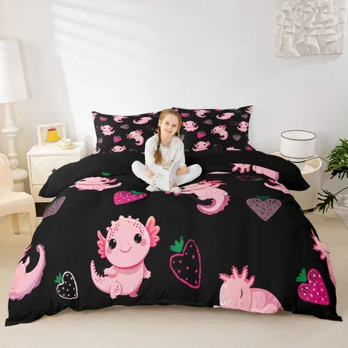 Miniatura 27 de Feelyou Love Gymnastics - Juego de ropa de cama de gimnasia para niñas y niños, ejercicios de suelo, ballet, funda de edredón decorativa de Multi 902