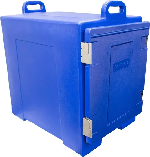 Miniatura 13 de Carlisle FoodService Products Transportador de Bandejas de Alimentos Aislado y Calentador, Carga Frontal con Asas, Capacidad para 5 Bandejas Negro
