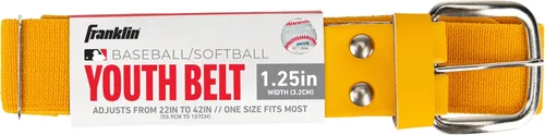 Miniatura 11 de Franklin Sports MLB - Cinturón ajustable para niños y niñas