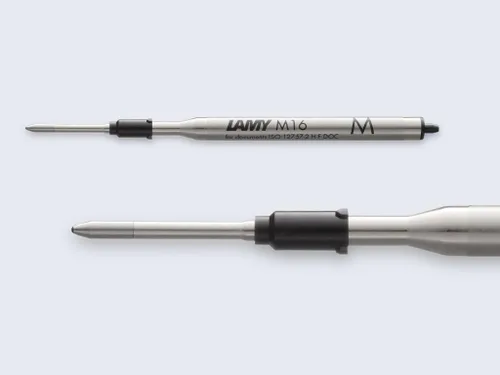Miniatura 5 de Lamy Recambio de bolígrafo M16 con gran capacidad, metal - Recambio original para todos los modelos de bolígrafo - Indeleble - Ancho de línea ancha