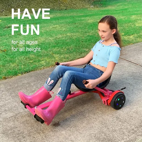 Miniatura 4 de Hishine Accesorio de asiento para aeropatineta de 6.5 a 10 pulgadas, diseño mejorado sin necesidad de correas de velcro, kit de conversión Go Kart
