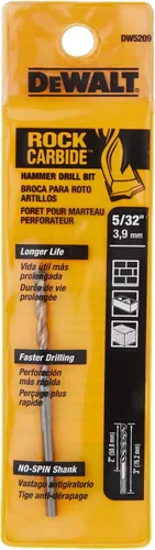 Miniatura 2 de DEWALT DW5209 Broca de carburo de percusión premium, 5/32 pulgadas por 3 pulgadas (paquete de 2)
