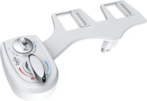 Miniatura 10 de BD158 Accesorio de bidé ultradelgado para inodoro – Accesorio de asiento de inodoro mecánico no eléctrico con boquilla autolimpiante y presión
