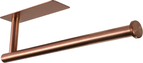Miniatura 11 de theaoo - Toallero de papel para debajo del gabinete para cocina, toallero adhesivo para baño, montado en la pared, negro mate, acero inoxidable