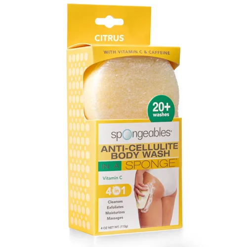 Miniatura 12 de Spongeables Anti-Cellulite Body Wash in a Sponge, Moisturizer and Exfoliator, 20+ Washes