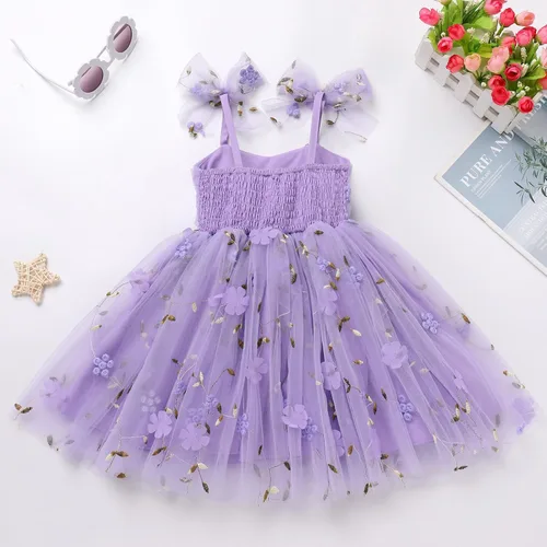 Miniatura 175 de IMEKIS Vestido de princesa de cumpleaños para niña pequeña, confeti brillante, bohemio, arco iris, pastel, sesión de fotos, traje para 1-6T
