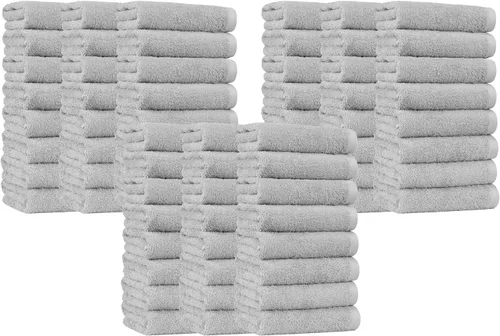 Miniatura 9 de Amazon Basics Toallas de mano de algodón suave y grueso, 16 x 26 pulgadas, color blanco, paquete de 24