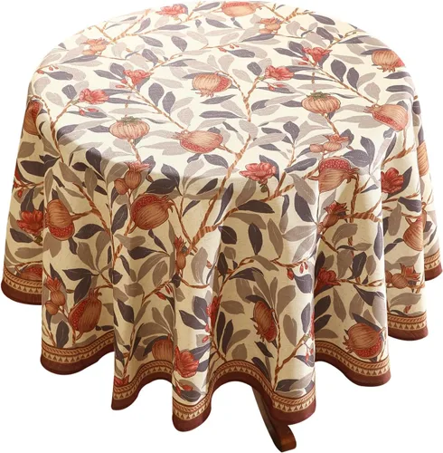 Miniatura 71 de patdrea - Mantel de lino floral, grueso, decorativo y francés para mesas rectangulares o cuadradas, para cocina y comedor, 55 x 79 pulgadas