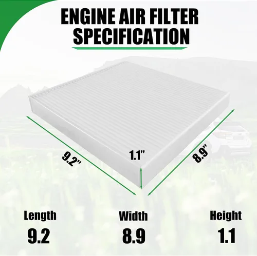 Miniatura 2 de CF10134 Filtro de Aire de Cabina Compatible con Honda Accord 2003-2022 / CR-V 2007-2016 / Civic 2006-2015 / Odyssey 2005-2017 / Pilot 2009-2023