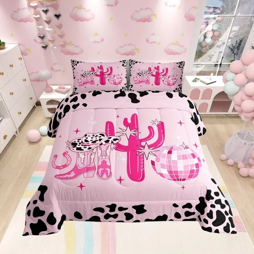 Miniatura 17 de Lindo Juego de Edredón de Elefante Juego de Ropa de Cama de Animales de Dibujos Animados para Niños Niñas Mujeres Adultos Edredón de Hojas