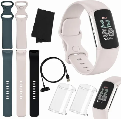 Miniatura 4 de Fitbit Charge 6 - Rastreador de actividad física (paquete), color negro/obsidiana, frecuencia cardíaca, GPS, seguimiento del sueño y el estrés +