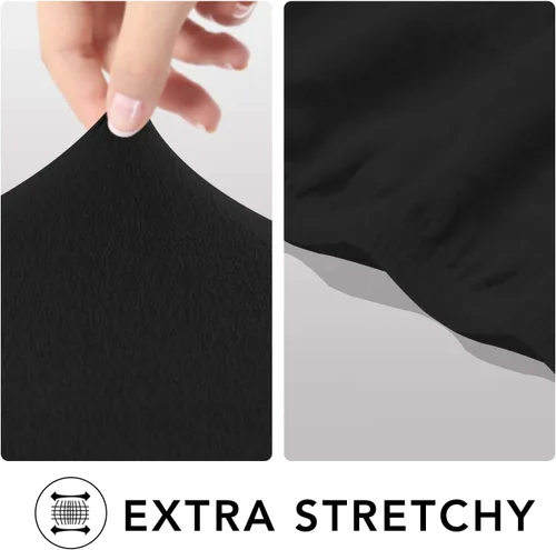 Miniatura 4 de PureFit Funda súper elástica para sofá reclinable con bolsillo, funda de sofá suave y antideslizante de elastano, lavable, protector de muebles