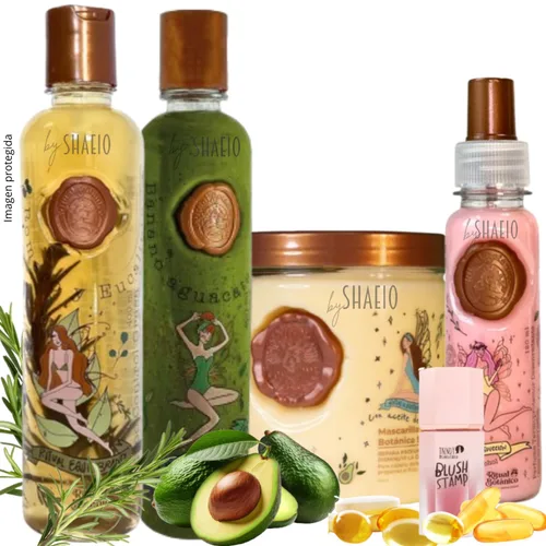 RITUAL BOTANICO |Kit4 Crecimiento Acelerado Ultra Reparador: Champú de Romero, Mascarilla Hidratante para el Cabello, Acondicionador Intensivo PLEX,