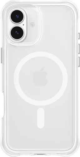 Miniatura 22 de ORNARTO Air Case para iPhone 16 Pro Max Transparente, Compatible con MagSafe, Funda de Protección contra Caídas de Grado Militar con Air-Pink Rosa