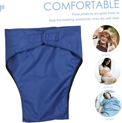Miniatura 4 de 4pcs Adult Cloth Diapers Breathable Leakproof Design Fit for Men Women Elderly Lightweight Reusable for Daily Use and Outdoor Activities