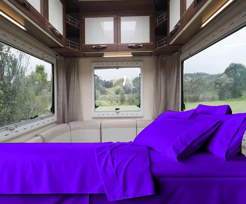 Miniatura 15 de RV-Sheets - Juego de sábanas estrechas de 29.9 x 78.3 in, 600 hilos, 100% egipcias, autocaravanas, caravanas, caravanas, barcos, suaves, de lujo