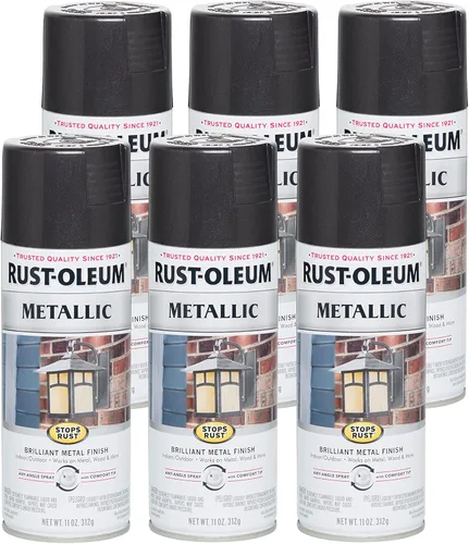 Miniatura 27 de Rust-Oleum 313142 Stops Rust Pintura en Aerosol Metálica, 11 onzas, Bronce Champán