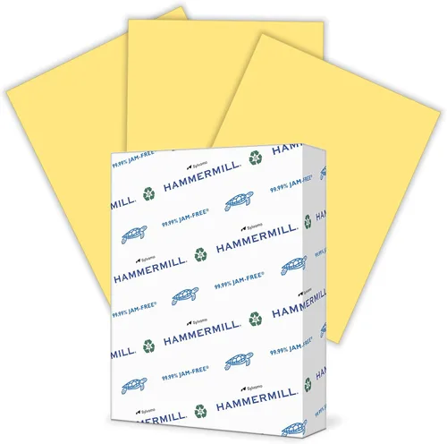 Hammermill - Papel de color, papel de impresora color ante de 20 libras, 8.5 x 11 pulgadas - 1 resma (500 hojas), fabricado en los Estados Unidos,