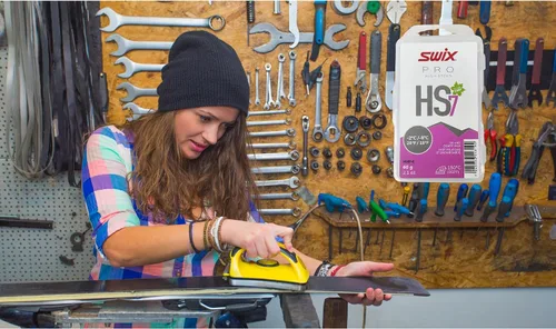 Miniatura 6 de Swix HS7 - Cera termoadhesiva de alta velocidad para esquí y snowboard para temperaturas cálidas, 2.16 oz