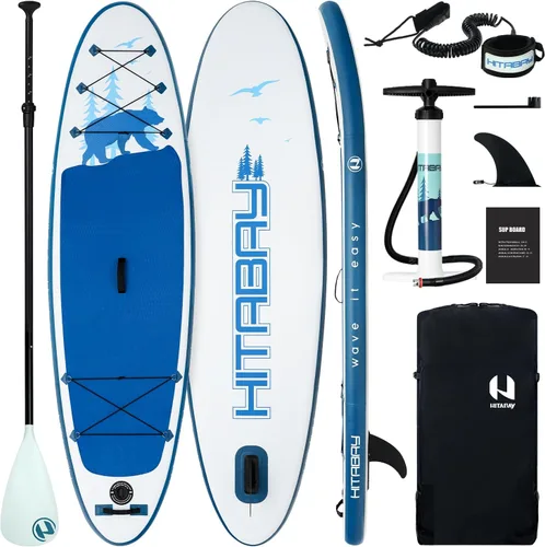 Miniatura 10 de Tabla de remo para niños con accesorios de SUP, tabla de remo para niños duradera, ligera y estable, cubierta antideslizante ancha, tablas de remo
