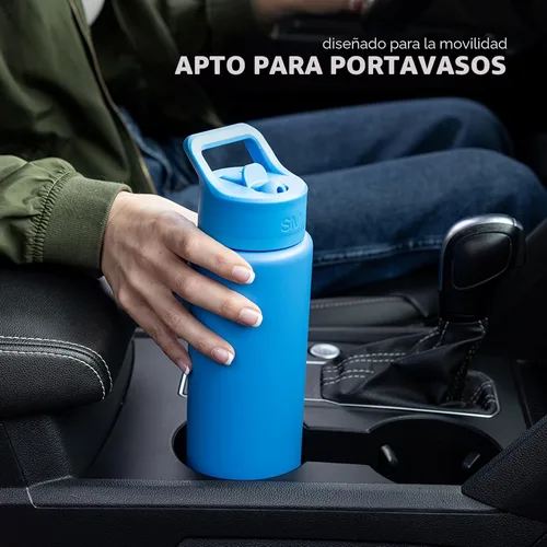 Miniatura 5 de Simple Modern Summit - Botella de agua con tapa con pajilla, vaso aislado de acero inoxidable a prueba de fugas de Disney de 30 onzas, regalos