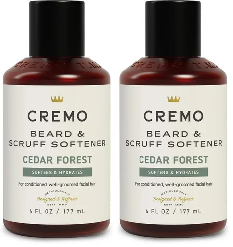 Miniatura 7 de Cremo Cedar Forest Suavizante para Barba y Vello Facial Áspero, Suaviza y Acondiciona el Vello Facial Áspero de Todas las Longitudes en Solo 30