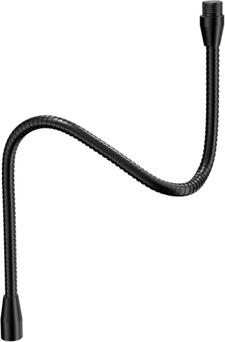 Miniatura 8 de ZealSound Brazo de manguera de metal multifuncional, cuello de cisne de micrófono de 13 pulgadas, extensión de soporte para soporte de piso