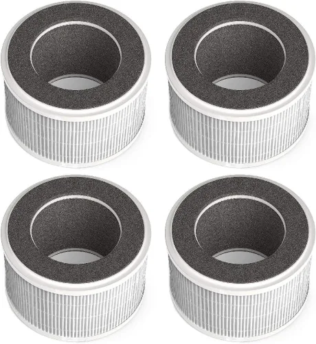 Miniatura 4 de Nispira Filtro de aire HEPA de repuesto compatible con el purificador de aire HEPA compacto 3 en 1 hOmeLabs, 2 paquetes