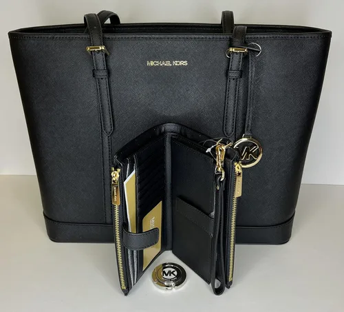 Miniatura 4 de Michael Kors MICHAEL Michael Kors Jet Set - Bolso de hombro grande TZ de viaje con doble cierre para la muñeca