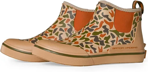 Miniatura 31 de Gator Waders Botas de campamento para hombre, zapatos impermeables hasta el tobillo para lluvia y barro, pesca, caza y ropa de campamento