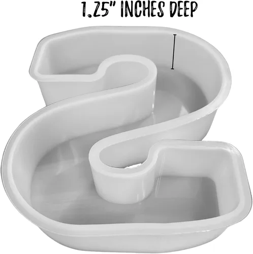 Miniatura 3 de Letras grandes del alfabeto de 7 pulgadas, moldes de resina con luz LED gigante, epoxi fresco para poner en base de madera, moldes de silicona