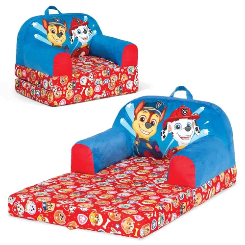 Delta Children - Silla abatible PAW Patrol Cozee Buddy para niños - Certificado Greenguard Gold, azul
