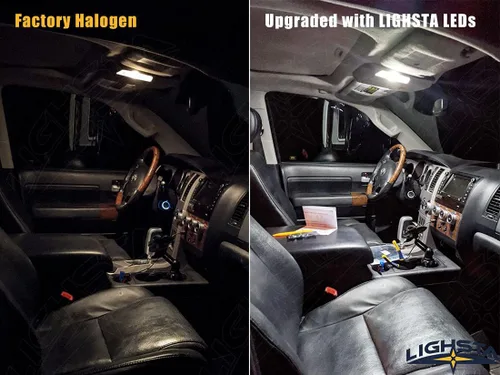 Miniatura 2 de Kit de 10 Piezas de Luces LED Blancas Super Brillantes para Interior para Kia Optima K5 2011 2012 2013 2014 2015 + Luces de Matrícula y Herramienta