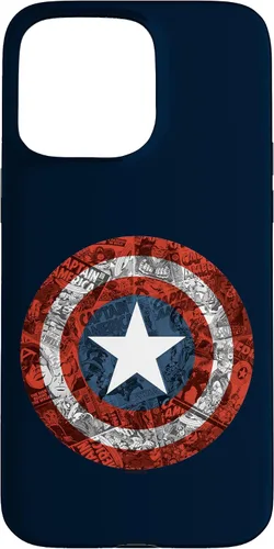 Miniatura 30 de Carcasa para iPhone 11, diseño de Capitán América, con escudo de cómics