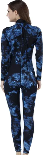 Miniatura 5 de MYLEDI Traje de buceo unisex de neopreno de 0.118 in para hombre, traje de buceo de una pieza para hombre de camuflaje de cuerpo completo