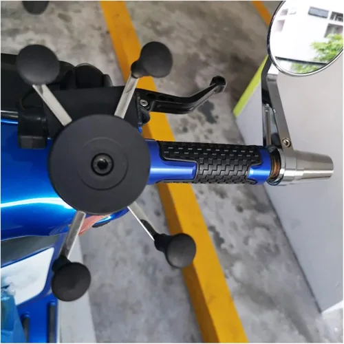 Miniatura 3 de Empuñaduras de manillar de motocicleta para BMW R 1200 GS LC R1200GS R 1200GS R 1200GS ADV Adventure 2017 2018 2020 2021 Accesorios Agarres de Azul