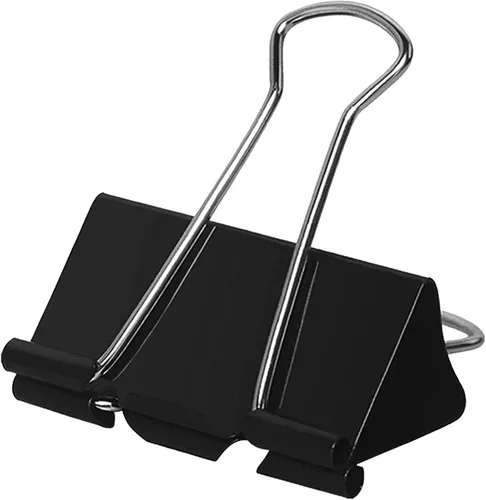 Paquete de 48 clips de carpeta extra grandes de 2 pulgadas, clips de papel jumbo, abrazaderas de papel grandes, clips de carpeta de tamaño grande