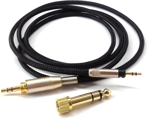 Miniatura 6 de Cable de repuesto para audio de 1,2m /1,5m/2,5m/ 3m para audífonos Audio Technica ATH-M50x ATH-M40x