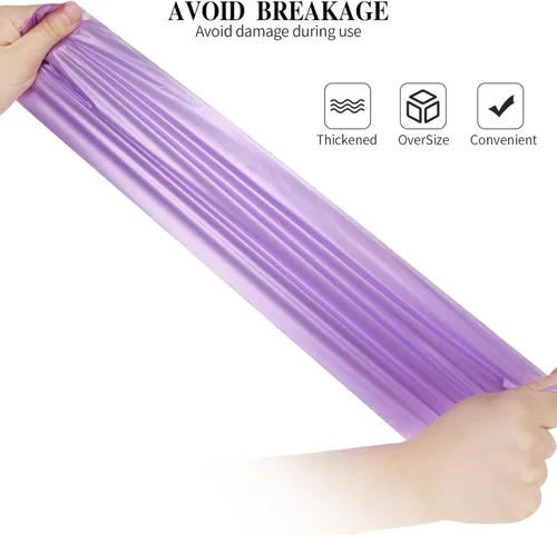 Miniatura 4 de 5 rollos de bolsas de basura pequeñas – 200 bolsas de basura pequeñas duraderas de 4 galones para el hogar, oficina, cocina, baño, dormitorio, forro