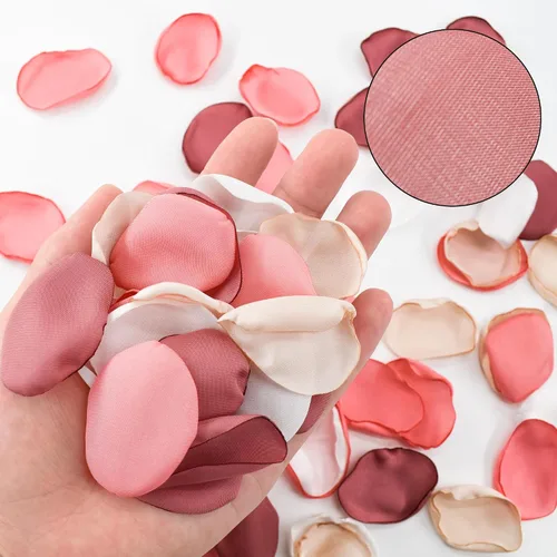 Miniatura 3 de 200 pétalos de rosa de seda para bodas, decoración de bodas, decoración de bodas, pétalos artificiales para propuestas, decoraciones románticas