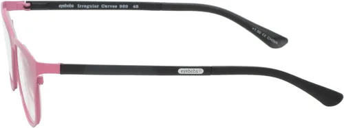 Miniatura 2 de Calabria EB Irregular Curves - Gafas de lectura cuadradas de metal, color rosa, negro, azul, filtro de luz o lente transparente para mujer