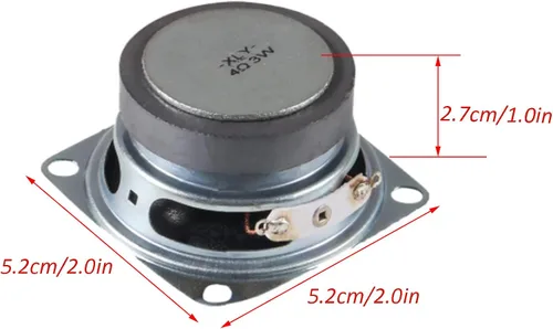 Miniatura 4 de 2 unids 2 "4 ohmios 3 W gama completa altavoz estéreo altavoz de audio altavoz para DIY altavoz