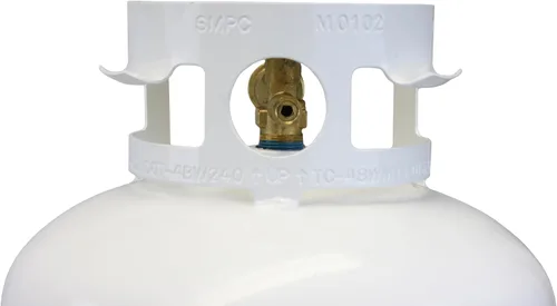Miniatura 8 de Flame King YSN401b - Cilindro de tanque de propano de acero de 40 libras con válvula OPD, color blanco