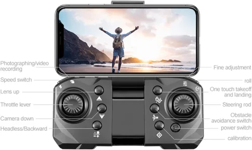 Miniatura 8 de GoolRC Drone con cámara para adultos 4K UHD, Mini RC FPV Dron, RC Quadcopter con evitación de obstáculos, posicionamiento de flujo óptico, cámaras
