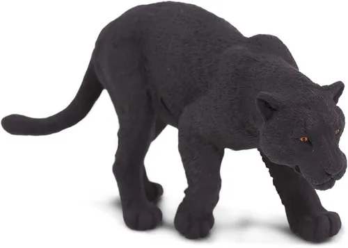 Miniatura 3 de Safari Ltd. Figura de Jaguar negro – Figura detallada de modelo de plástico de 4 pulgadas – Divertido juguete educativo para niños, niñas y niños a