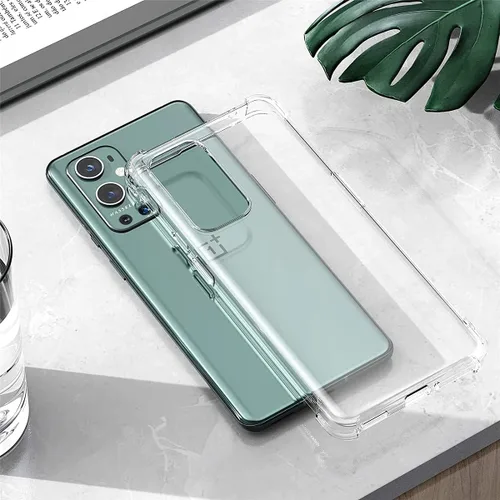 Miniatura 8 de iCoverCase Funda transparente para OnePlus 9 5G [compatible con versiones NA y de la UE], funda protectora de esquina a prueba de golpes, funda