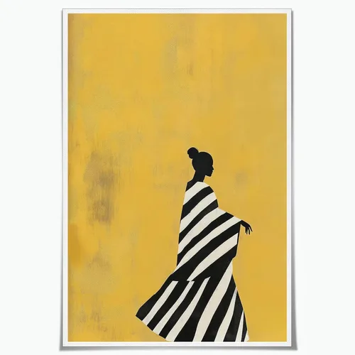 Miniatura 20 de Póster de personas negras, arte de mujeres afroamericanas, arte minimalista para mujer, impresión de mujer afro, obra de arte moderna, 16 x 24
