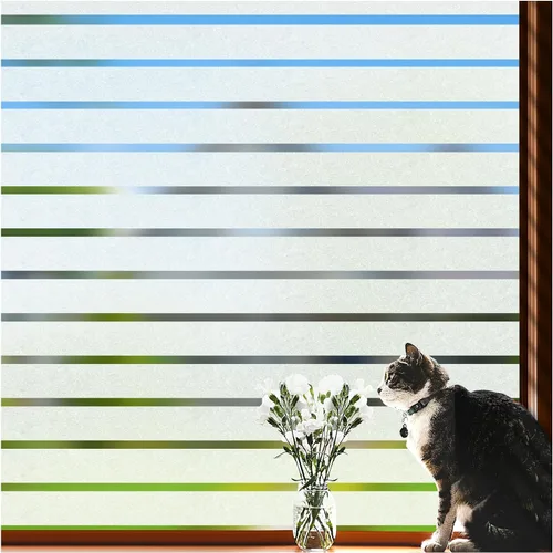 Miniatura 10 de Viseeko Película de tinte de ventana para el hogar, opacidad total, 100% bloqueo de luz, bloqueo UV, película de oscurecimiento de ventana